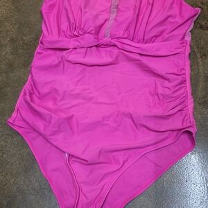 Vibrant Pink One-Piece Swimsuit
